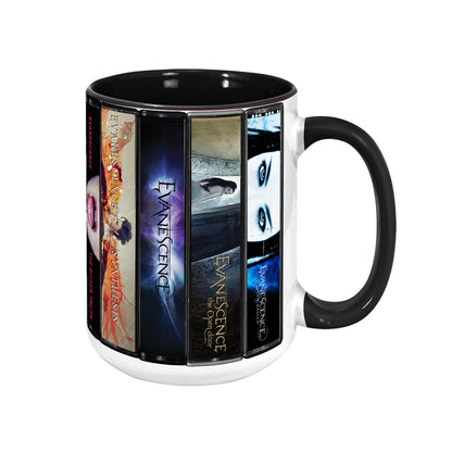 Evanescence Albums Cover Collection Retro Accent Mug
