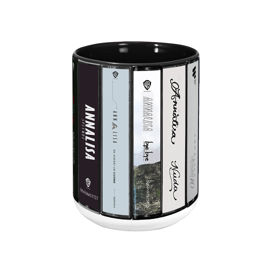 Annalisa Albums Cassette Collection Retro Accent Mug