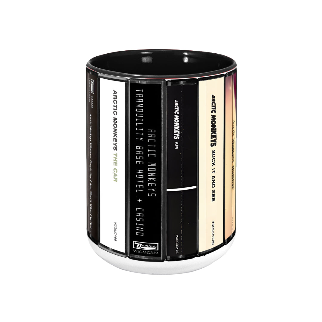 Arctic Monkeys Albums Retro Cassette Collection Accent Mug