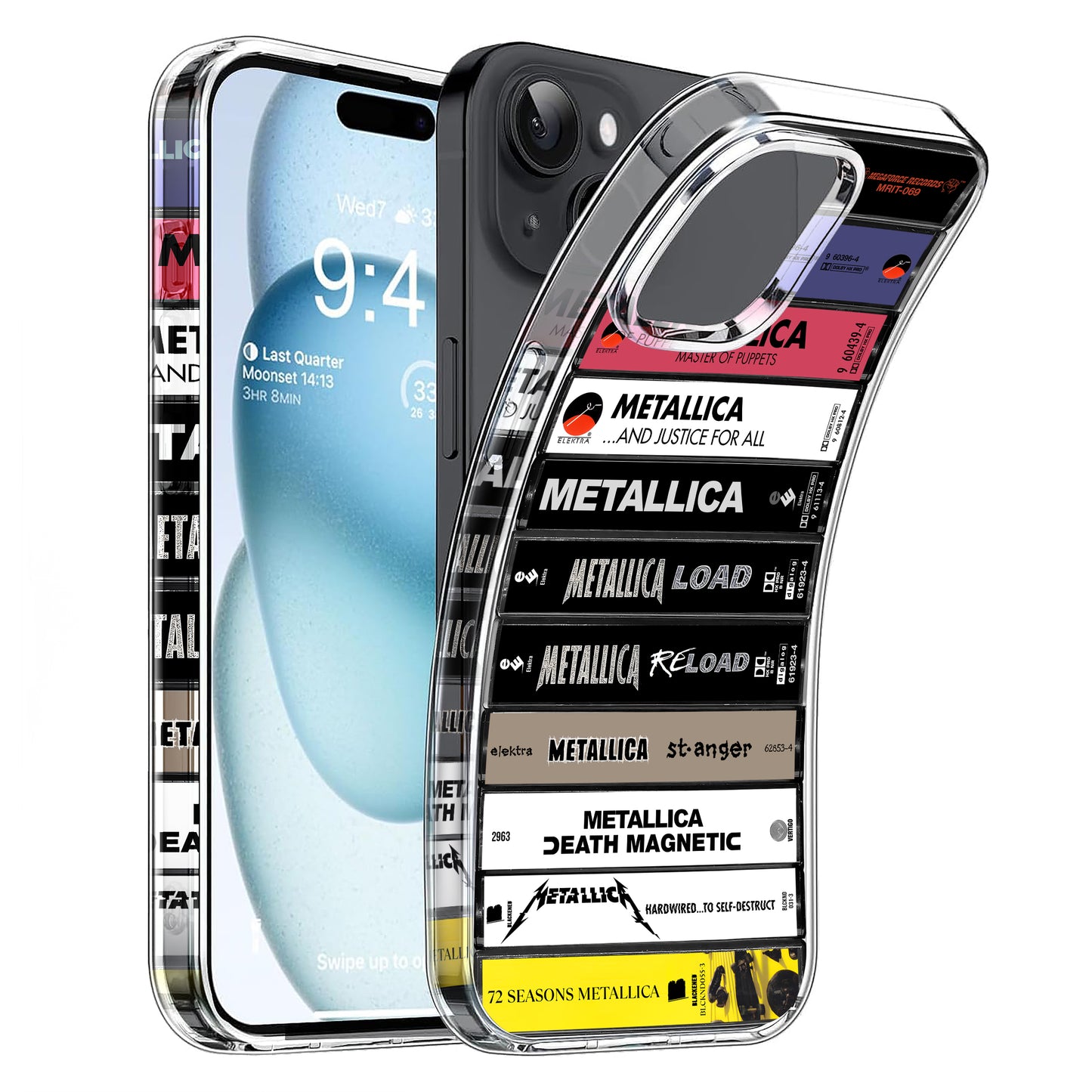 Metallica 11 Albums Cassette Collection Retro MagSafe Phone Case