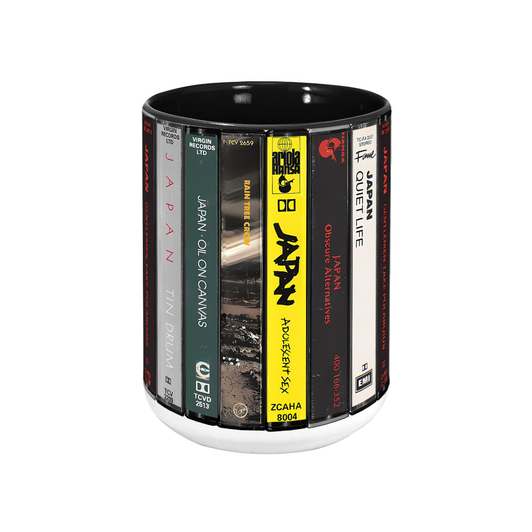 Japan Albums Cassette Collection Retro Accent Mug