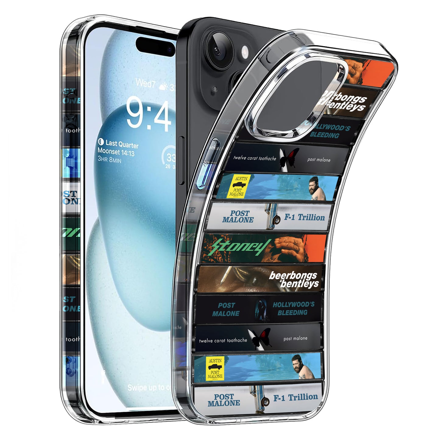 Post Malone Albums Cassette Collection Retro Phone Case
