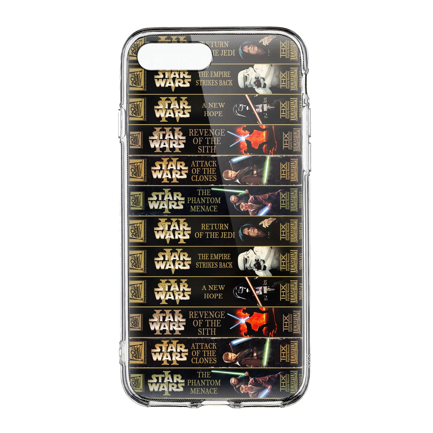 Classic Star Wars VHS Collection Retro Phone Case