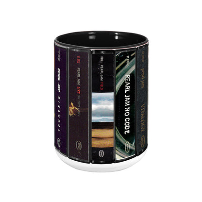 PJ Albums Cassette Retro Collection Accent Mug