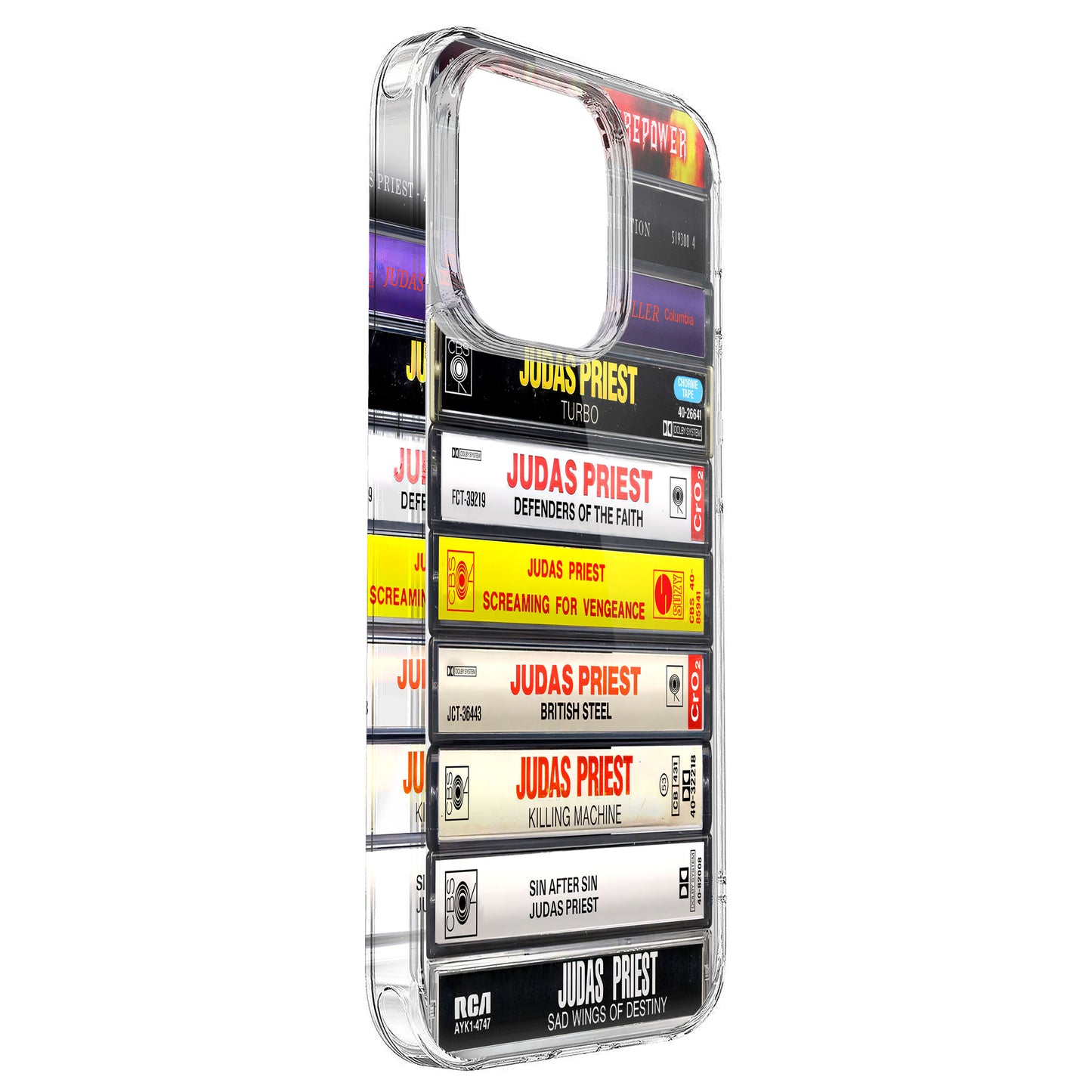 Judas Priest Albums Cassette Collection Retro Phone Case
