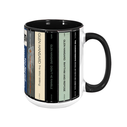 Glen Hansard Albums Cassette Collection Retro Accent Mug