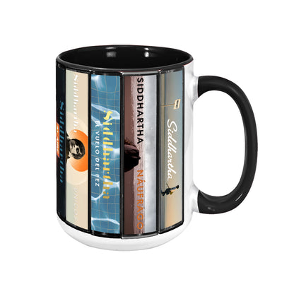 Siddhartha Albums Cassette Collection Retro Accent Mug