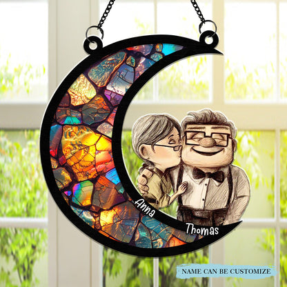 You & Me We Got This Carl & Ellie Couple 2-Layered Suncatcher