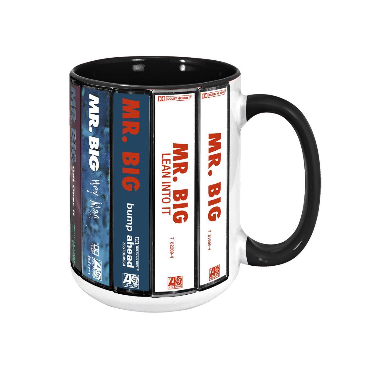 Mr. Big Albums Cassette Collection Retro Accent Mug