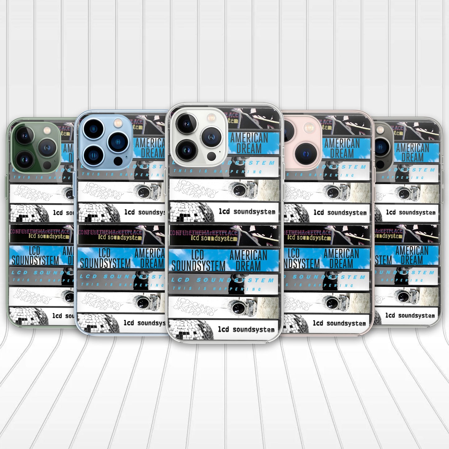 LCD Soundsystem Albums Cassette Collection Retro Phone Case