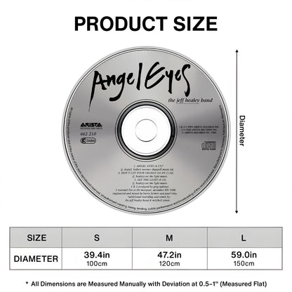 Angel Eyes- Jeff Healy Band Album Music CD Round Rug