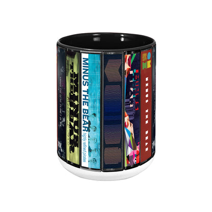 Minus the Bear Albums Cassette Collection Retro Accent Mug