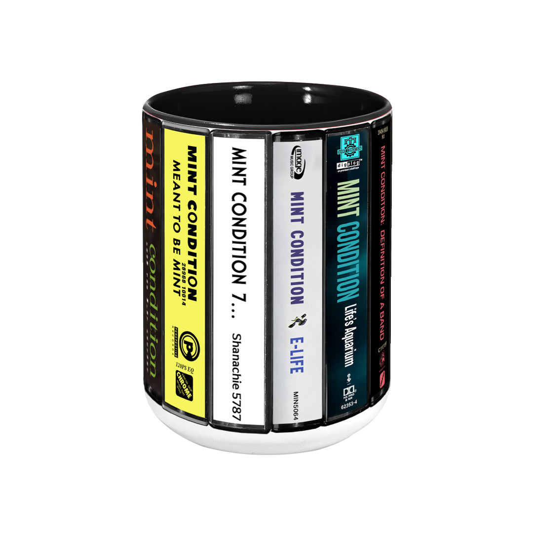 Mint Condition Albums Cassette Retro Collection Accent Mug