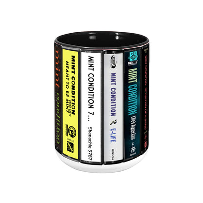 Mint Condition Albums Cassette Retro Collection Accent Mug