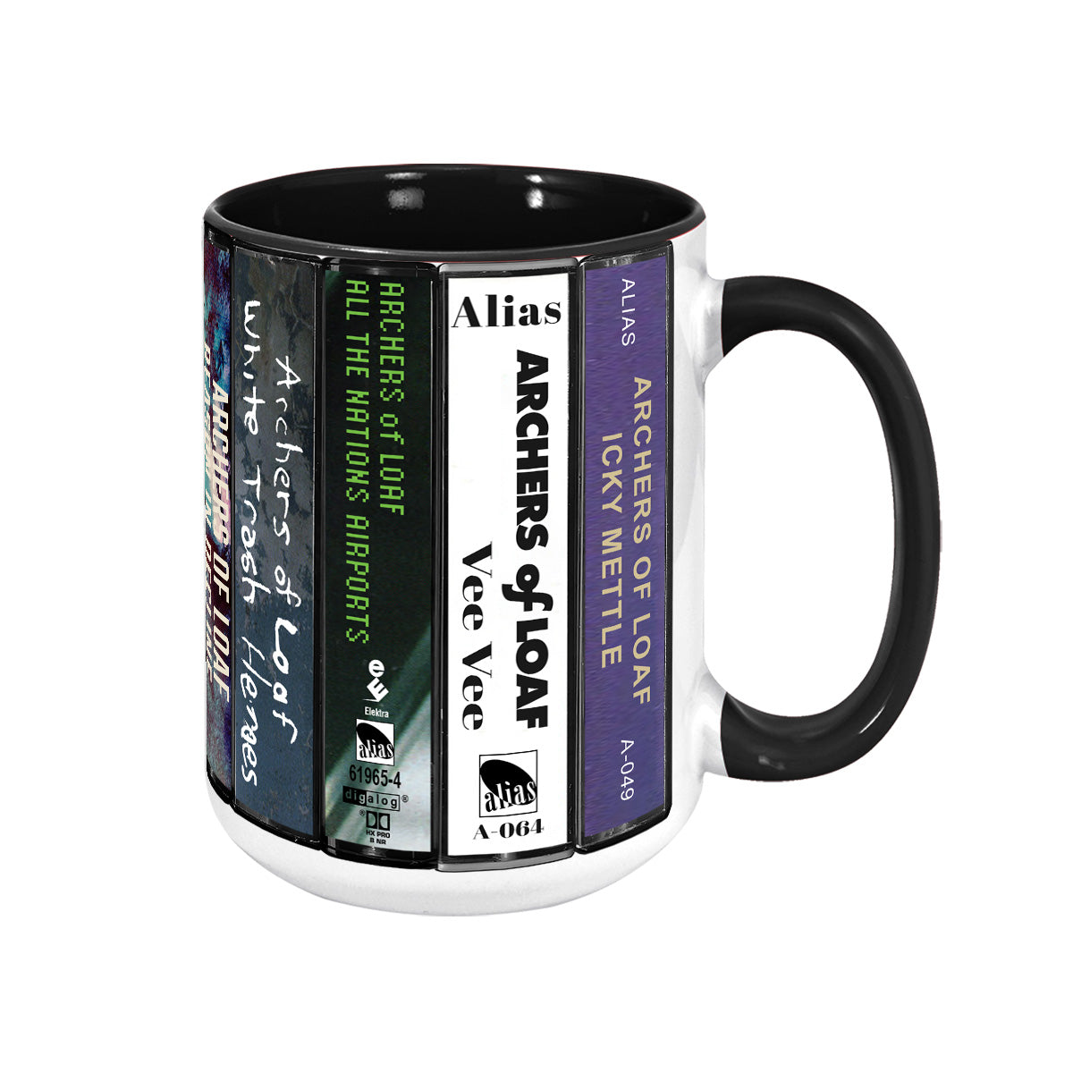 Archers of Loaf Albums Cassette Collection Retro Accent Mug