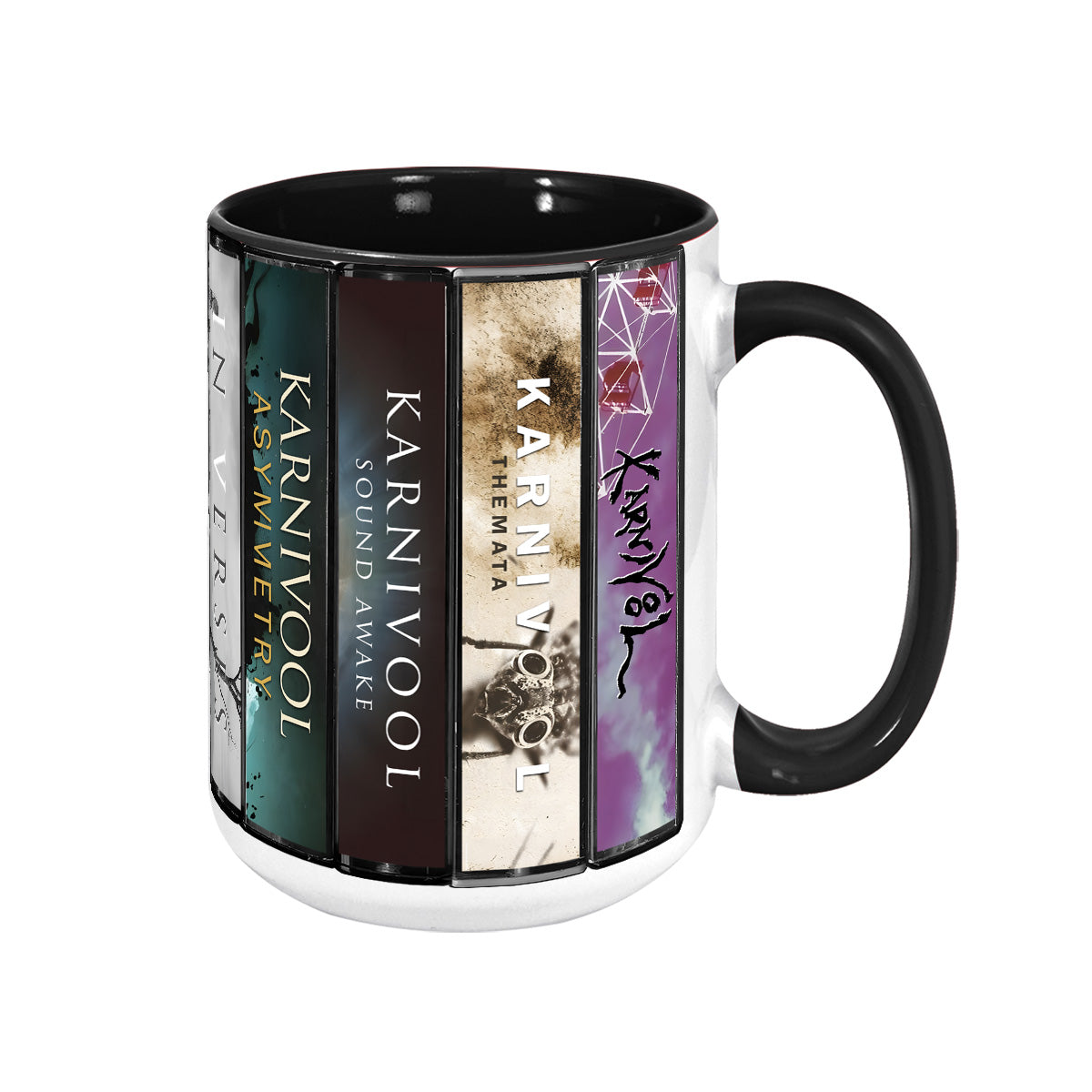 Karnivool Albums Cassette Collection Retro Accent Mug
