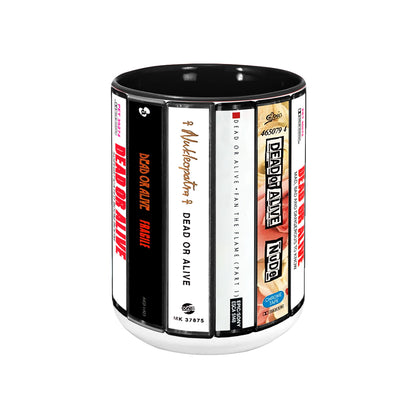 Dead or Alive Albums Cassette Collection Retro Accent Mug