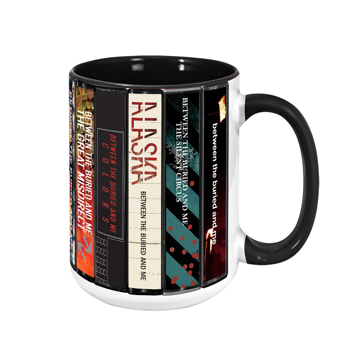 Between the Buried and Me Albums Cassette Collection Retro Accent Mug