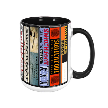 Switchfoot Albums Cassette Collection Retro Accent Mug
