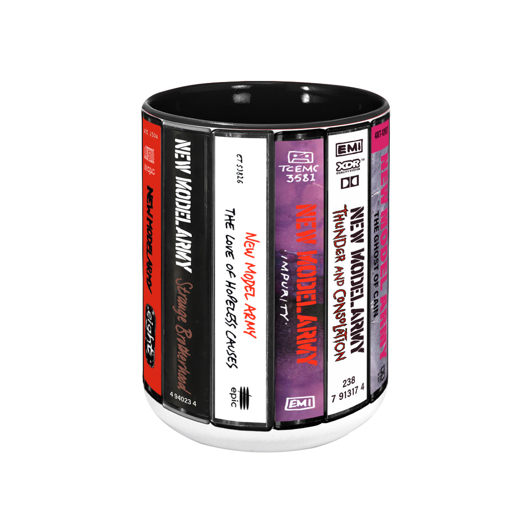 New Model Army Albums Cassette Retro Collection Accent Mug