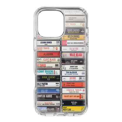 Country Music Albums Cassette Collection Retro Phone Case