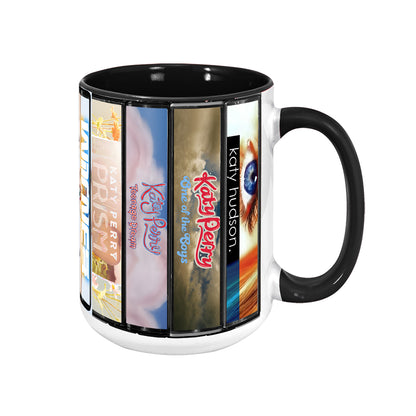 Katy Perry Albums Cassette Collection Retro Accent Mug
