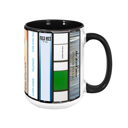 The Field Mice Albums Cassette Collection Retro Accent Mug