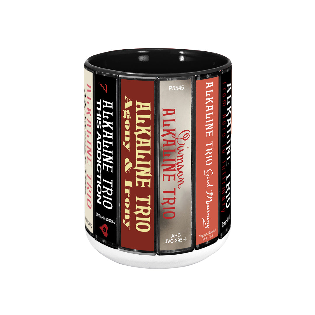 Alkaline Trio Albums Cassette Collection Retro Accent Mug