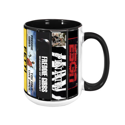 Freddie Gibbs Albums Cassette Collection Retro Accent Mug
