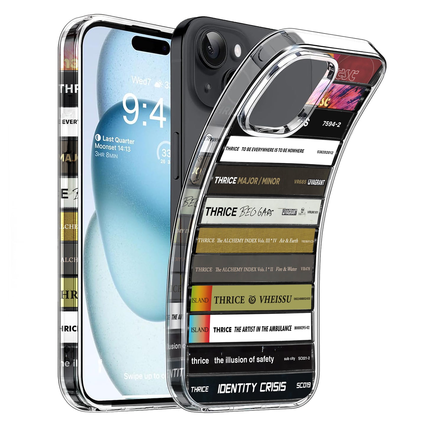 Thrice Albums Cassette Collection Retro Phone Case