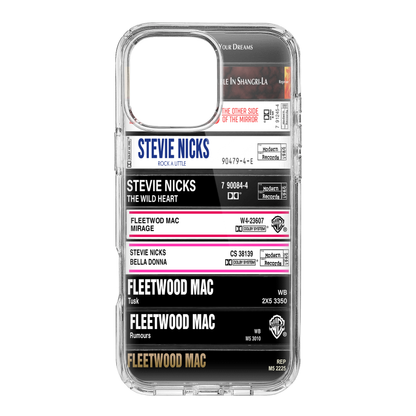 Stevie Nicks Albums Cassette Collection Retro Phone Case