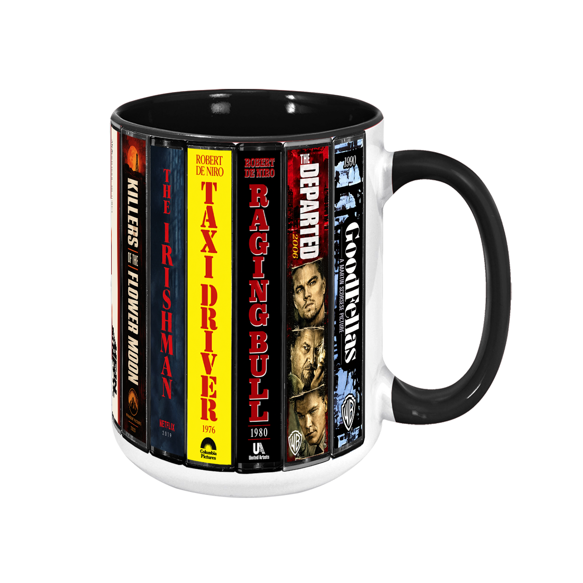 Martin Scorsese VHS Movies Collection Accent Mug