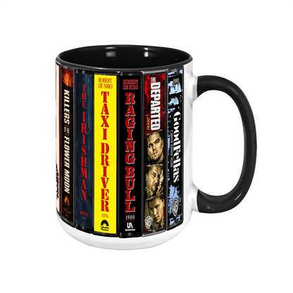 Martin Scorsese VHS Movies Collection Accent Mug