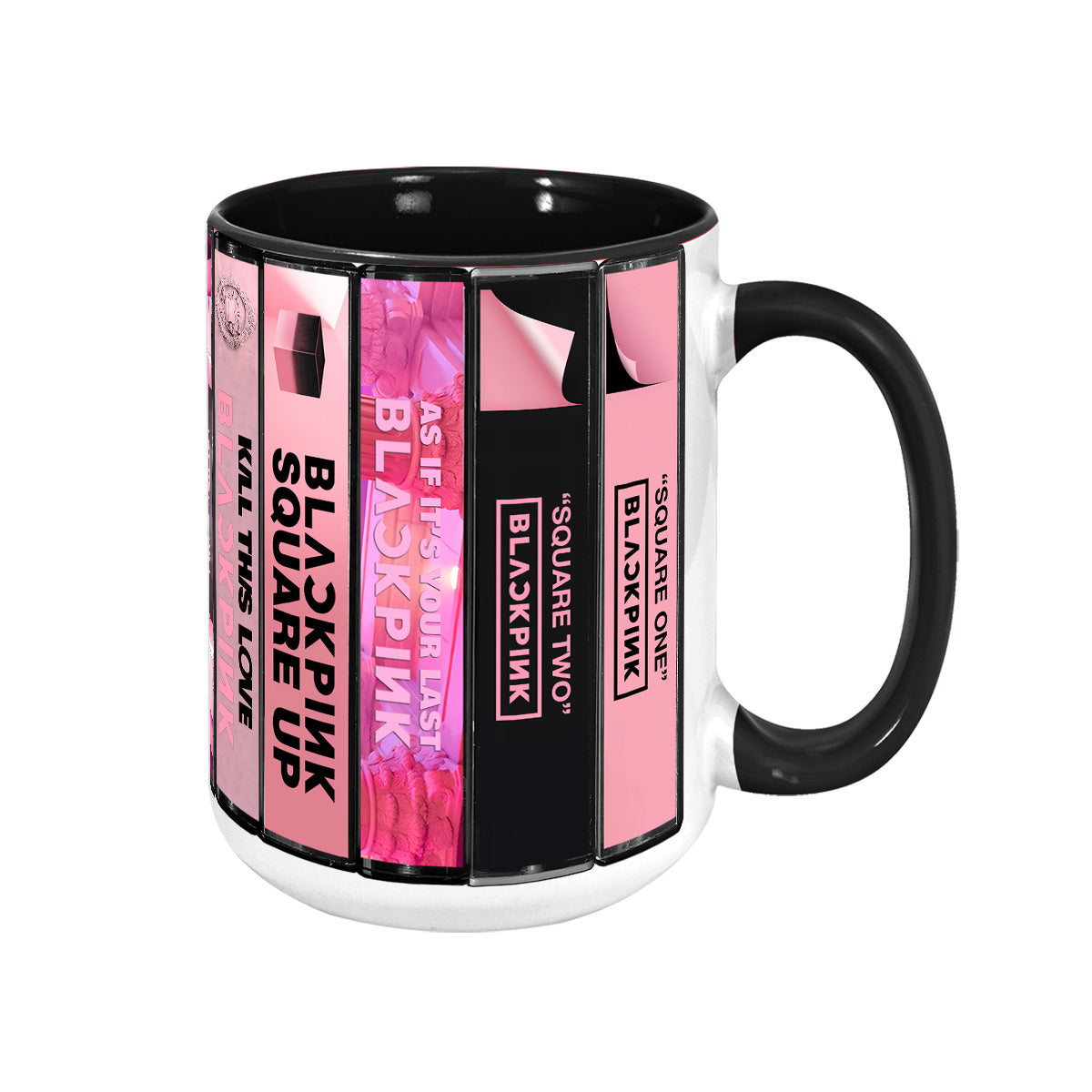 Blackpink Albums Cassette Collection Retro Accent Mug