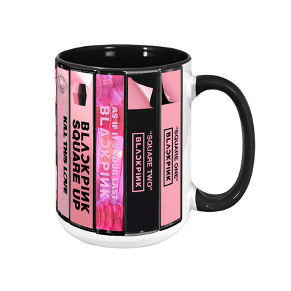 Blackpink Albums Cassette Collection Retro Accent Mug