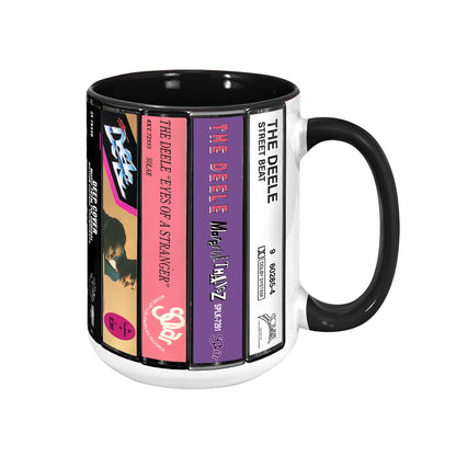 The Deele Albums Cassette Collection Retro Accent Mug