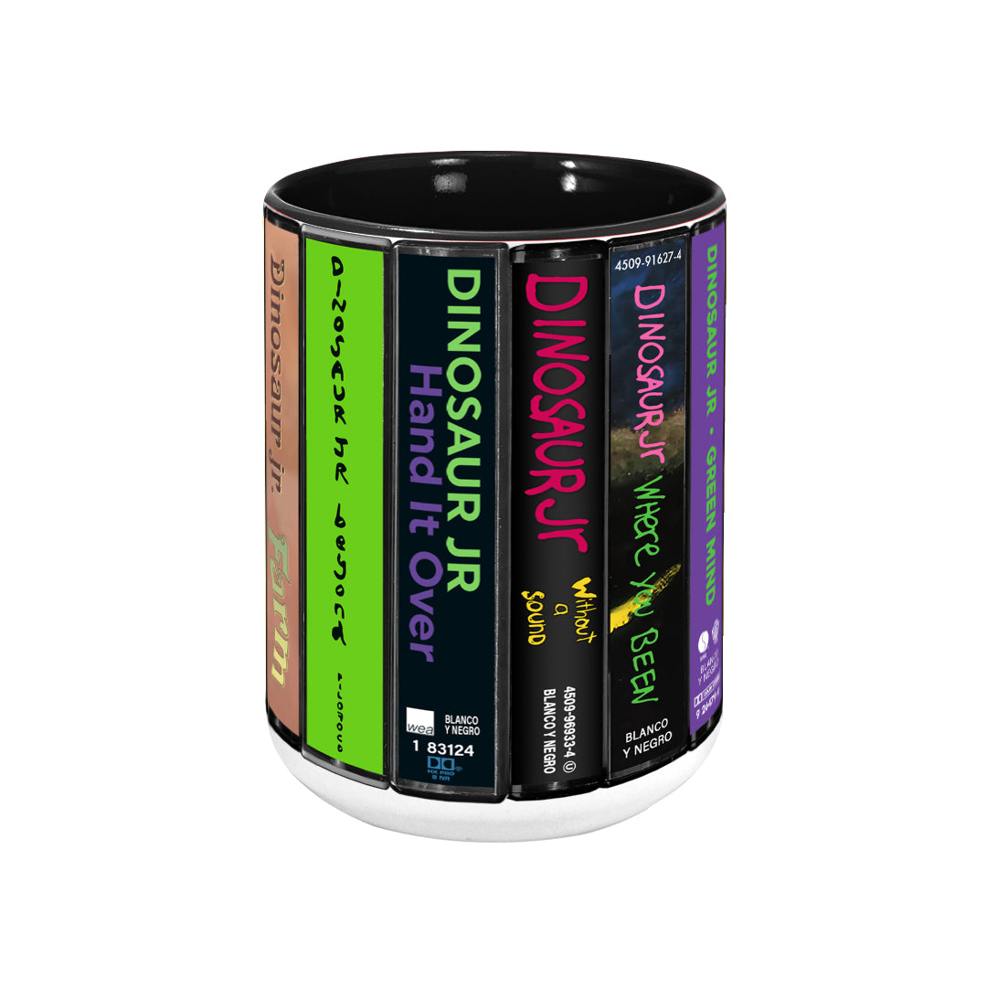 Dinosaur Jr Albums Cassette Collection Retro Accent Mug