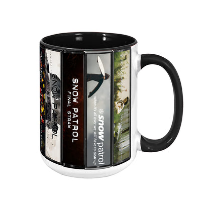 Snow Patrol Albums Cassette Collection Retro Accent Mug