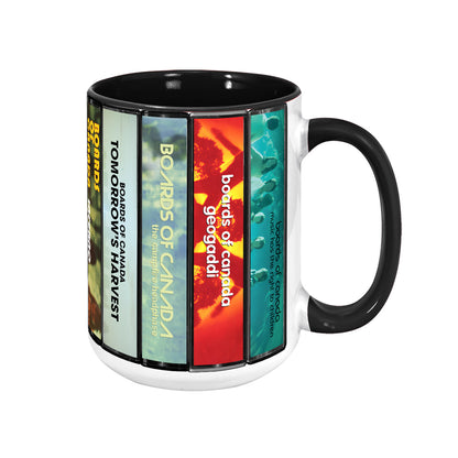 Boards of Canada Albums Cassette Collection Retro Accent Mug