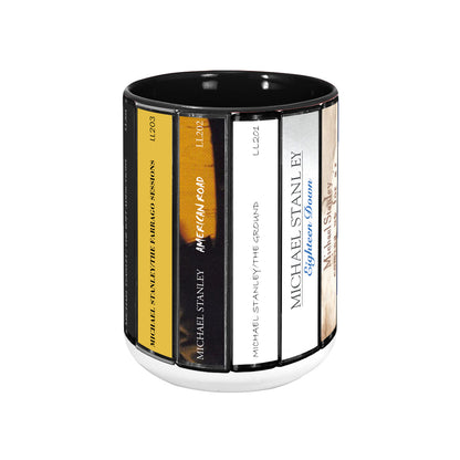 Michael Stanley Albums Cassette Collection Retro Accent Mug