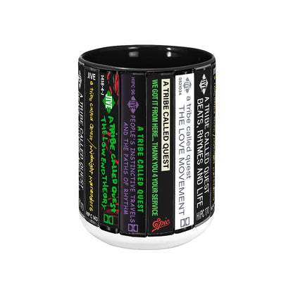 A Tribe Called Quest Albums Cassette Collection Retro Accent Edge-to-Edge Printed Mug
