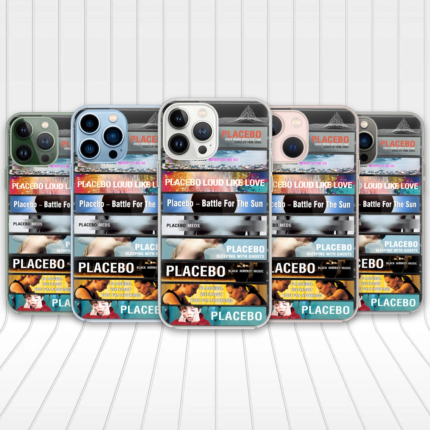 Placebo Albums Cassette Collection Retro Phone Case