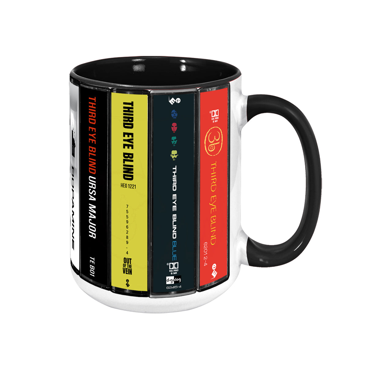 Third Eye Blind Albums Cassette Collection Retro Accent Mug