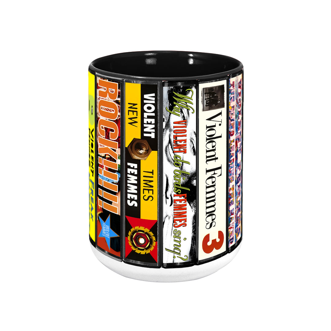 Violent Femmes Albums Cassette Collection Retro Accent Mug