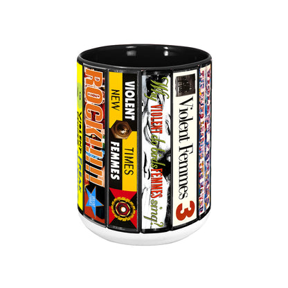 Violent Femmes Albums Cassette Collection Retro Accent Mug