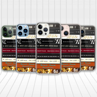 Beach House Albums Cassette Collection Retro Phone Case