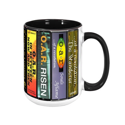 O.A.R. Albums Cassette Collection Retro Accent Mug