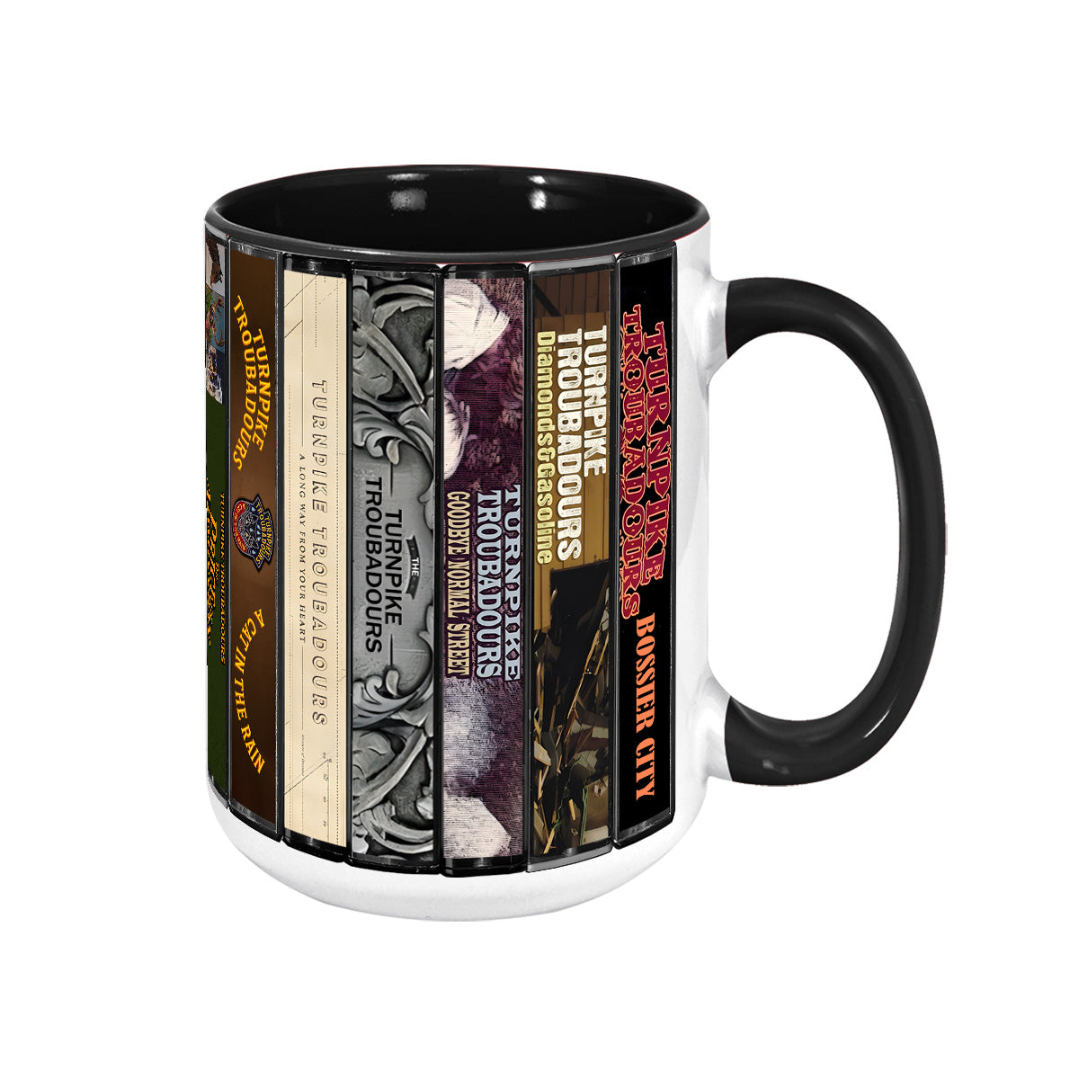 Turnpike Troubadours Albums Cassette Collection Retro Accent Mug