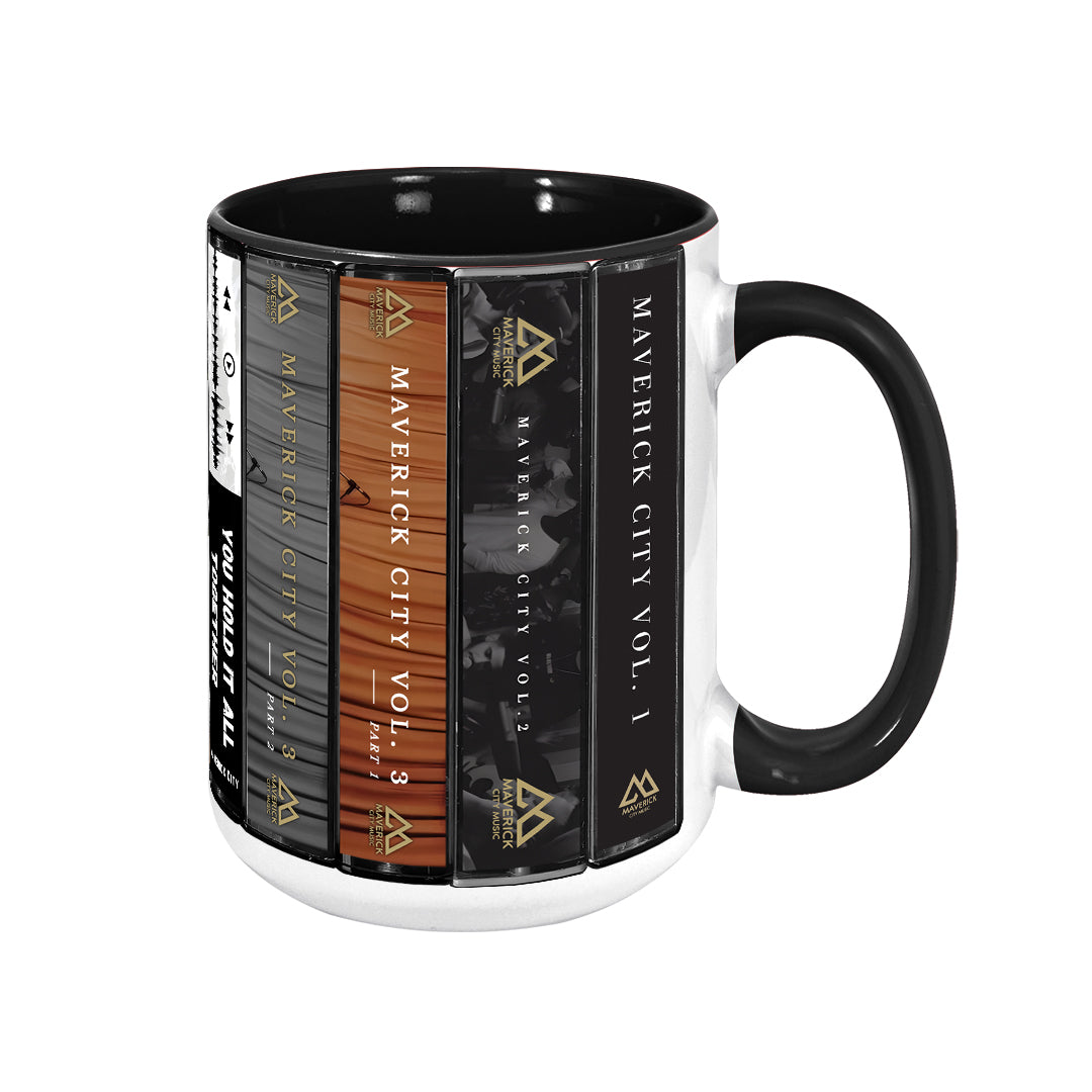 Maverick City Music Albums Cassette Collection Retro Accent Mug