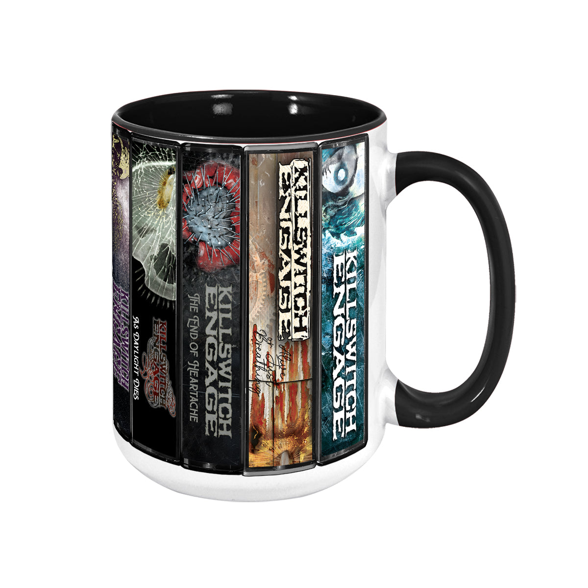 Killswitch Engage Albums Cassette Collection Retro Accent Mug